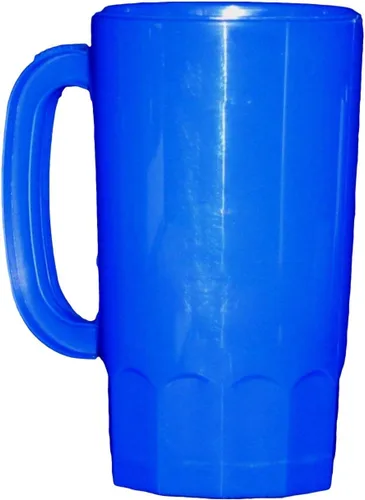 Vista 4 de Talisman, Tazas de cerveza de plástico, grandes de 32 onzas, paquete de 6, color multicolor