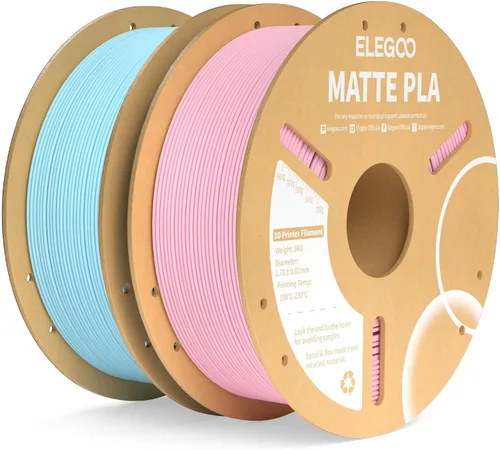 Vista 33 de ELEGOO Paquete de filamento de impresora 3D PLA mate 22 lbs 0.07 in