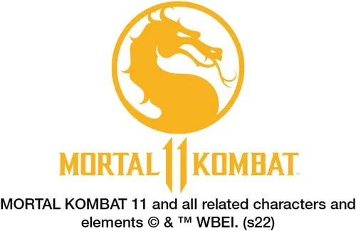 Vista 4 de GRAPHICS & MORE Placa de matrícula de metal con logotipo de lava 11 de Mortal Kombat