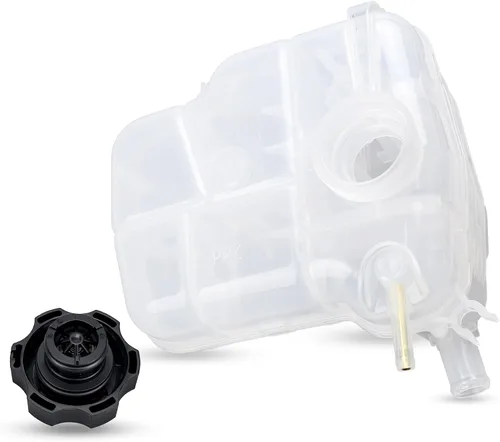 Vista 9 de 603-383 Tanque de expansión del radiador del depósito de refrigerante del motor con tapa para Chevy Cruze Orlando 2010-2016 Buick Verano Cascada