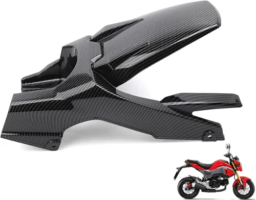 Vista 8 de Mokuo Guardabarros traseros de motocicleta aptos para Honda Grom msx125 2016-2020 Partes, Negro Mate