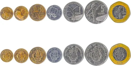 Vista 13 de Juego de 3 monedas de Turquía. 1, 5, 10 liras. 1981-1983