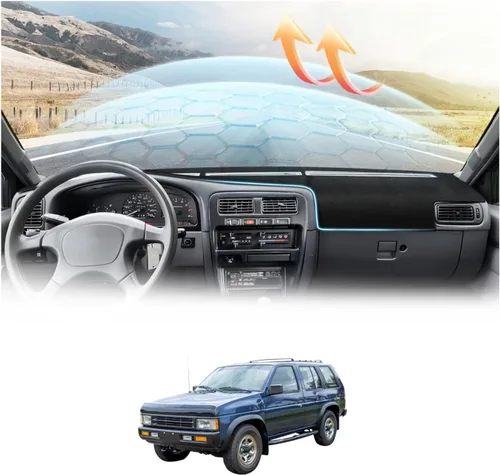 Vista 47 de CARTIST Cubierta de tablero Compatible con Toyota 4Runner 2010-2023 2024 Cubierta de tablero para 4Runner Accesorios Alfombra antideslizante