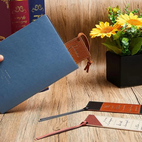 Vista 5 de 3 marcadores cristianos para mujeres y hombres, marcadores religiosos para el Día del Padre, portada de la Biblia, casas de apuestas de piel