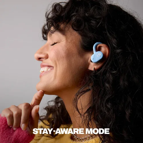 Vista 4 de Auriculares Skullcandy Push Play Active inalámbricos, auriculares Bluetooth, ajuste con aislamiento de ruido, 34 horas de batería, gancho