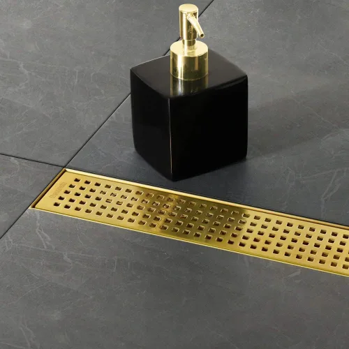 Vista 14 de Neodrain - Drenaje de ducha lineal de 12 pulgadas con rejilla removible, fabricante profesional de desagüe de suelo de ducha rectangular de acero