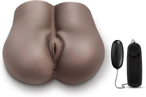 Vista 5 de Blush Fuck Me Deep - Masturbador realista de tamaño real para coño y culo de 10 libras - Muñeca sexual ultrasuave X5 Plus TPE, canales dobles