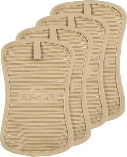 Vista 15 de All-Clad Soporte para ollas y almohadilla caliente: resistente al calor hasta 500 grados, 100% algodón, almohadilla caliente de 10 x 6.25 pulgadas
