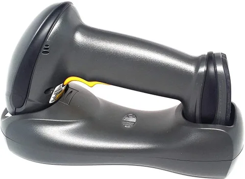 Vista 3 de Zebra/Motorola Symbol LS4278 - Escáner de código de barras láser Bluetooth inalámbrico, incluye soporte y cable USB (renovado)