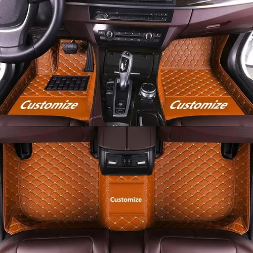Vista 10 de Tapetes de piso de automóvil para 98 % de los sedán, SUV, MPV, automóvil, deportivo, cobertura completa, lindo, para hombres y mujeres, almohadillas
