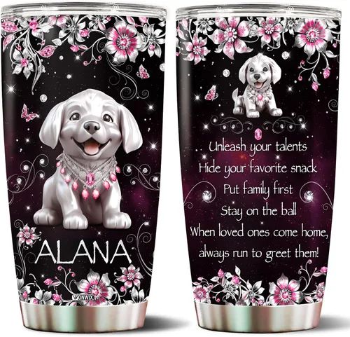 Vista 24 de Regalo personalizado de mariposa para niñas, mamá, esposa, mujeres, adultos, amantes de las mariposas, tazas de café, botella de agua, taza