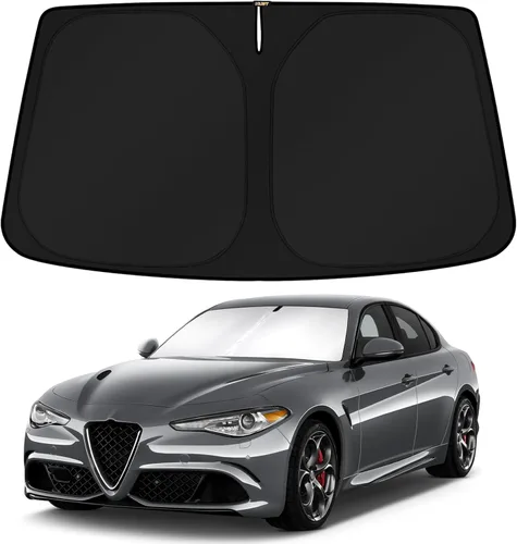 Vista 41 de KUST Parasol para parabrisas para BMW X1 F48 2016, 2017, 2018, 2019, 2020, 2021, 2022, accesorios de ajuste personalizado, parasol plegable