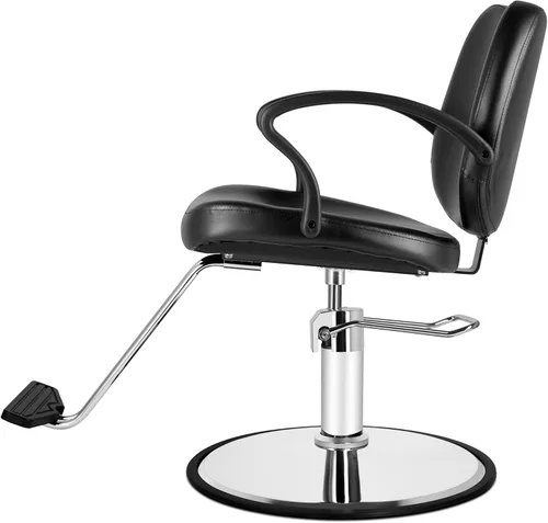 Vista 5 de Silla de peluquería silla de salón para estilista hidráulica silla de peluquería silla de peluquería estilo clásico