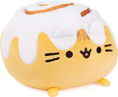 Vista 2 de GUND Pusheen Catfé - Rollo de canela Pusheen - Peluche de gato squisheen, 12 pulgadas