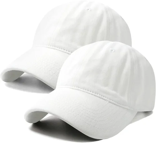 Vista 21 de PFFY 2 Packs Vintage Washed Distressed Baseball Cap Golf Dad Hat for Men Women