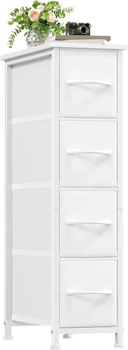 Vista 28 de Somdot - Cómoda para dormitorio con 3 cajones, organizador de almacenamiento con cajones de tela con contenedores de tela removibles para armario