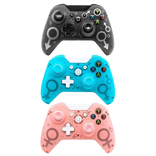 Vista 3 de JUDEAN Wireless Controller For Xbox SeriesS, Xbox One And Windows Pc Built-In Dual Vibration (Blue Pattern)