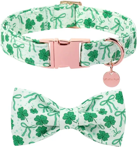 Vista 51 de Collar patriótico para perro con pajarita, collar de perro con lazo del 4 de julio, collar de bandera estadounidense para cachorros, machos