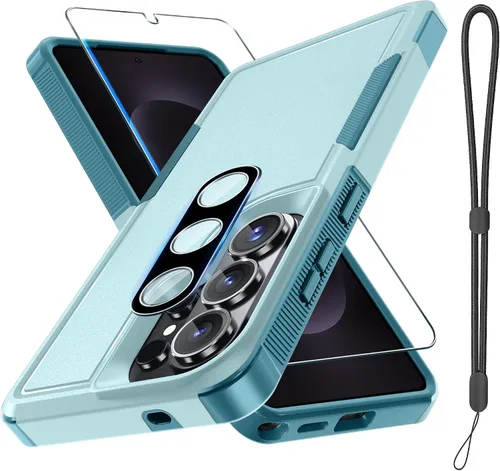 Vista 16 de Funda para Samsung Galaxy S24 FE, Cuerpo Completo Resistente de Servicio Pesado Robusta a Prueba de Golpes Funda Protectora para Teléfono con Correa