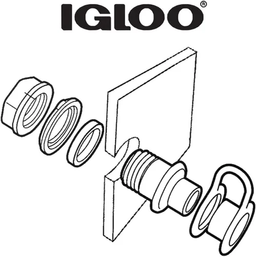 Vista 7 de Igloo Replacement Triple Snap Drain Plug