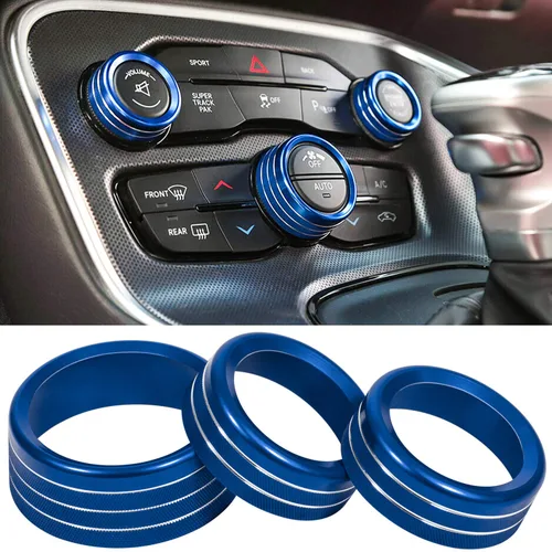 Vista 11 de Interruptor de aire acondicionado, perilla de botón de CD para Dodge Challenger Charger Chrysler 300 300s 2015-2024, para Ram 2013-2018, accesorios