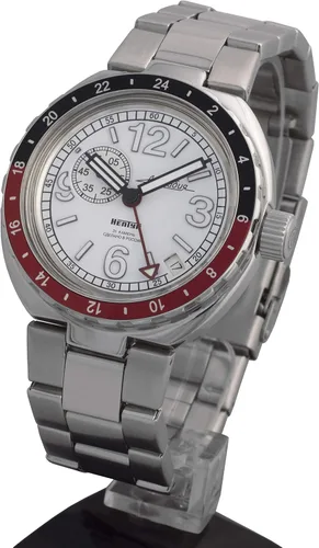 Vista 2 de Vostok Neptune Amphibian Collection - Reloj de pulsera automático para hombre con cuerda automática, para buceador militar, anfibia, caja