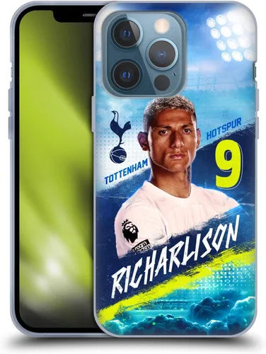 Vista 27 de Head Case Designs Officially Licensed Tottenham Hotspur F.C. Cristian Romero 2023/24 First Team Gel Case [Military Grade] Compatible with Apple