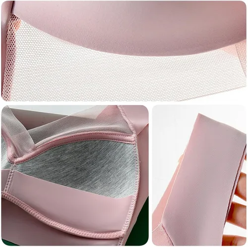 Vista 7 de Miahhy Wmbra - Brasier con corrección de postura Wmbra, brasier sin varillas push-up ergonómico cómodo cruzado