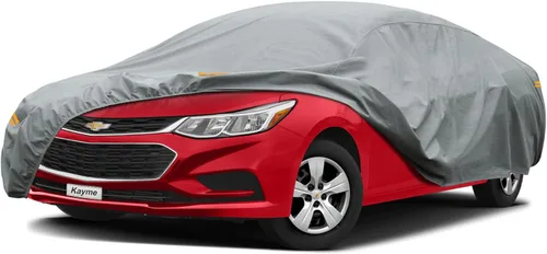 Vista 149 de Kayme Funda de Coche de Servicio Pesado Impermeable para Todo Tipo de Clima, Ajuste Personalizado para Tesla Model S, Cubierta Exterior Completa