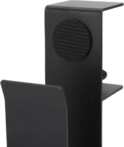Vista 7 de AMAKO Adjustable Side Laptop Mount, Sturdy Space Saving Desk Organizer, Side Mounted Notebook Holder for Home Office Workspace, Carbon Steel