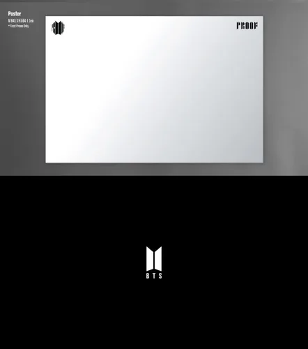 Vista 7 de [SYNNARA PREORDER] BTS - Prueba [Edición estándar] Álbum de antología+Beneficio de preventa+Póster doblado K-pop sellado, negro, BHE0116