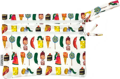 Vista 9 de BapronBaby Eric Carle Bug World - Bolsa húmeda y seca para bebé, gimnasio