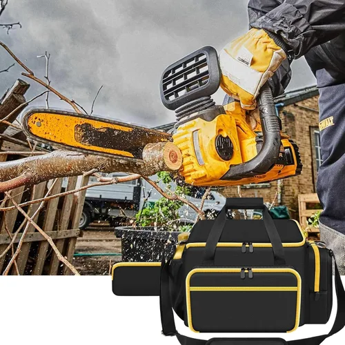Vista 7 de SAIKA Funda para motosierra compatible con DEWALT 20V, para EGO, para Greenworks para CRAFTSMAN de 10/12 pulgadas, motosierra inalámbrica con bolsa