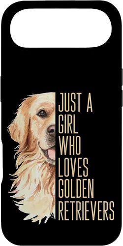 Vista 27 de Cute Golden Retriever - Just a Girl who Loves Goldens Case for iPhone 17