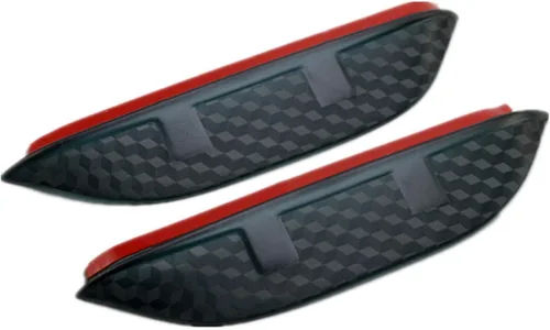 Vista 2 de Cubierta de lluvia para espejo retrovisor de coche para Nissan Navara NP300 ST 2017-2023 Espejo retrovisor de coche Cubierta protectora de cejas