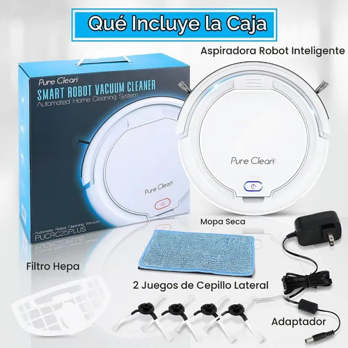 Vista 8 de SereneLife Aspiradora robótica automática inteligente, robot aspirador eléctrico delgado recargable con navegación autoprogramada, sensores