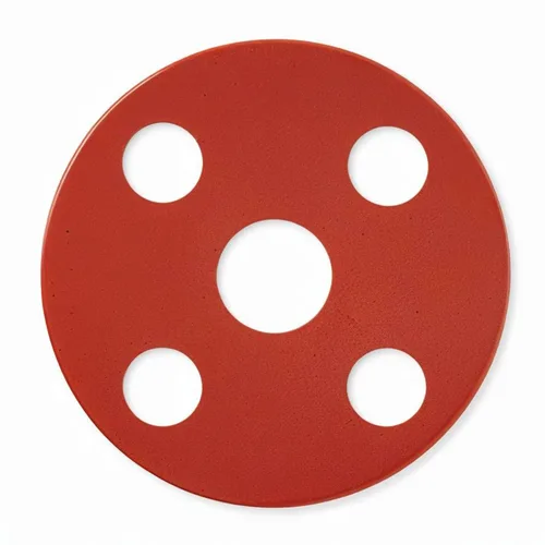 Vista 7 de U-Turn - Junta de brida de goma roja de 1 pulgada de grosor de 1/16, cara completa, clase 150# (2 juntas)