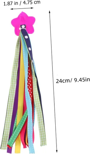 Vista 7 de Garneck Cinta colorida para manillar de bicicleta para niños, 1 par