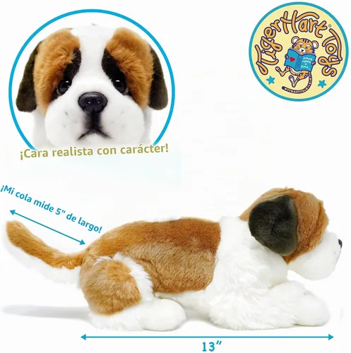 Vista 4 de TigerHart Bernadette The Saint Bernard - Peluche de 17 pulgadas
