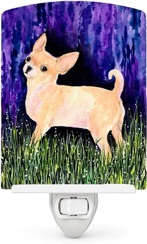Vista 48 de Tesoros de la Caroline Noche estrellada Chihuahua Luz, 6" x 4," Multicolor Chihuahua 08