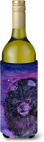 Vista 132 de Caroline's Treasures SS8447CC Starry Night English Bulldog - Enfriador para latas o botellas, lavable, funda plegable con aislamiento para bebidas