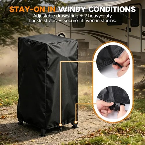 Vista 5 de Outdoor Fryers Cover for Grills House DF02B Propane Deep Fryer