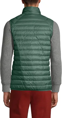Vista 2 de Lands' End Chaleco de plumón ultraligero y plegable para hombre