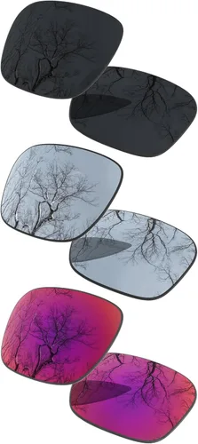 Vista 26 de ToughAsNails Set of 3 Polarized Replacement Lenses for Oakley Fuel Cell OO9096 Pack