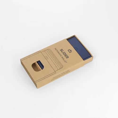 Vista 30 de ÖGON -DESIGNS- Tarjetero automático de aluminio, protección RFID contra fraude y desmagnetización, cartera delgada y minimalista para hombres