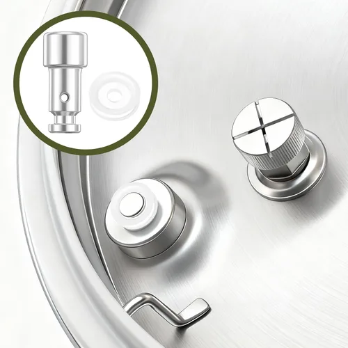 Vista 7 de Sello de válvula de flotador para piezas de repuesto de olla instantánea con junta de 10 selladores Pressure Cooker Silicone Pressure Valve
