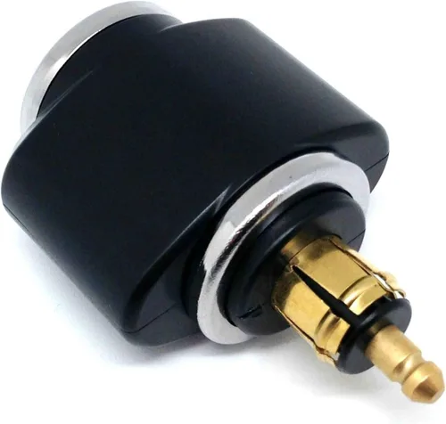 Vista 7 de Cliff Top Cargador USB DIN para motocicleta, adaptador de corriente para motocicleta de 2.1 amperios con enchufe DIN Hella, compatible con BMW