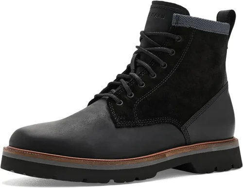 Vista 12 de Cole Haan Botas de punta lisa para hombre American Classics impermeables Negro/Negro Impermeable