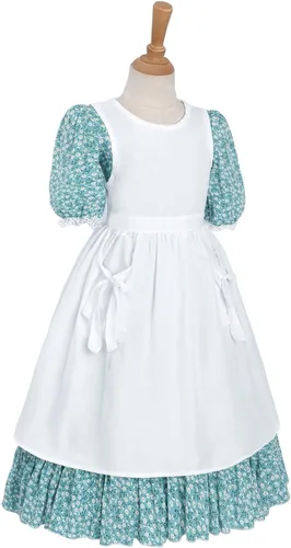 Vista 10 de Nuoqi - Vestidos de pionera para niñas, disfraz colonial