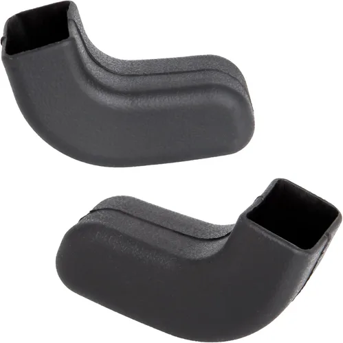Vista 2 de Cubiertas de gancho de remolque de parachoques negro de fábrica Phamyor Compatibles con Jeep Wrangler JK JL y Gladiator JT 2007-2023
